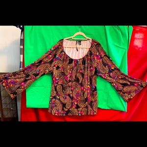 Plus Size Women’s Peasant Top